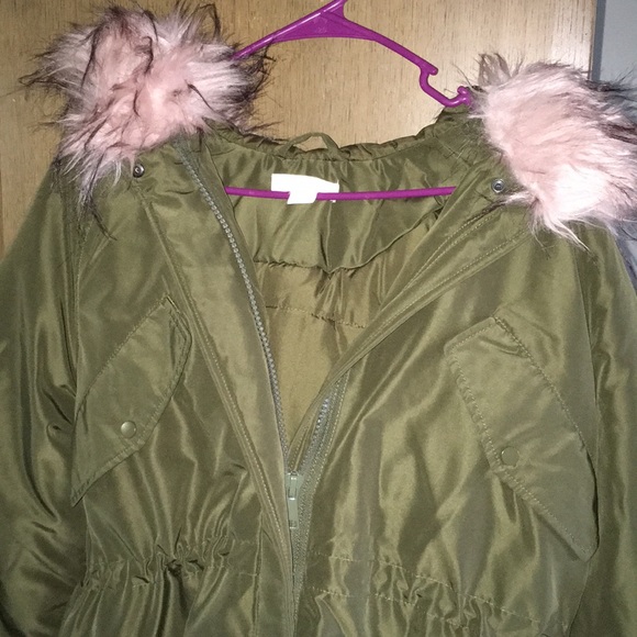 H&M Jackets & Blazers - H&M olive green jacket